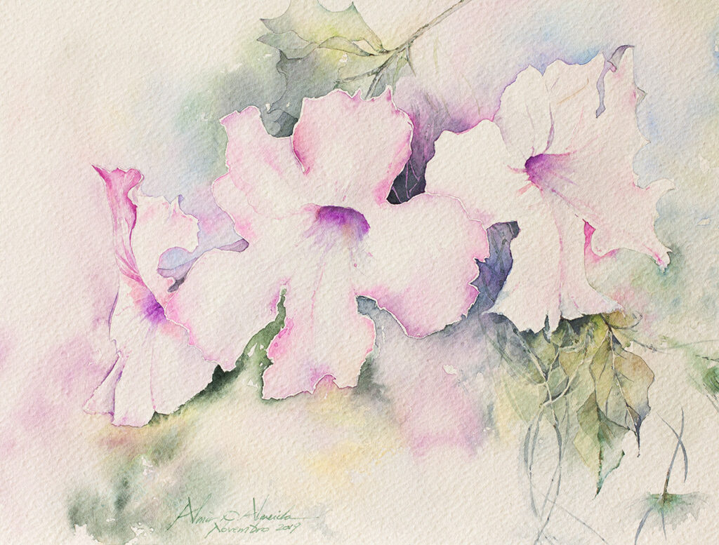 Aquarela 23x30,5 cm papel Fabriano Artístico